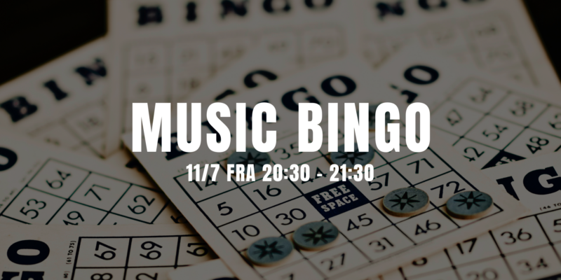 Musik Bingo "Hits fra 10'erne"