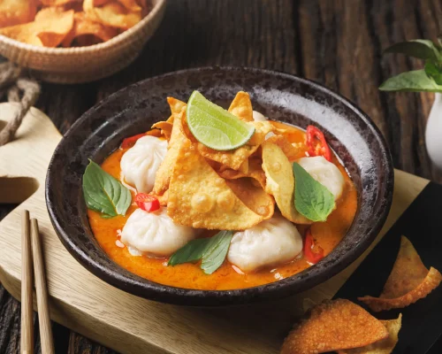 16 Panang Dumplings